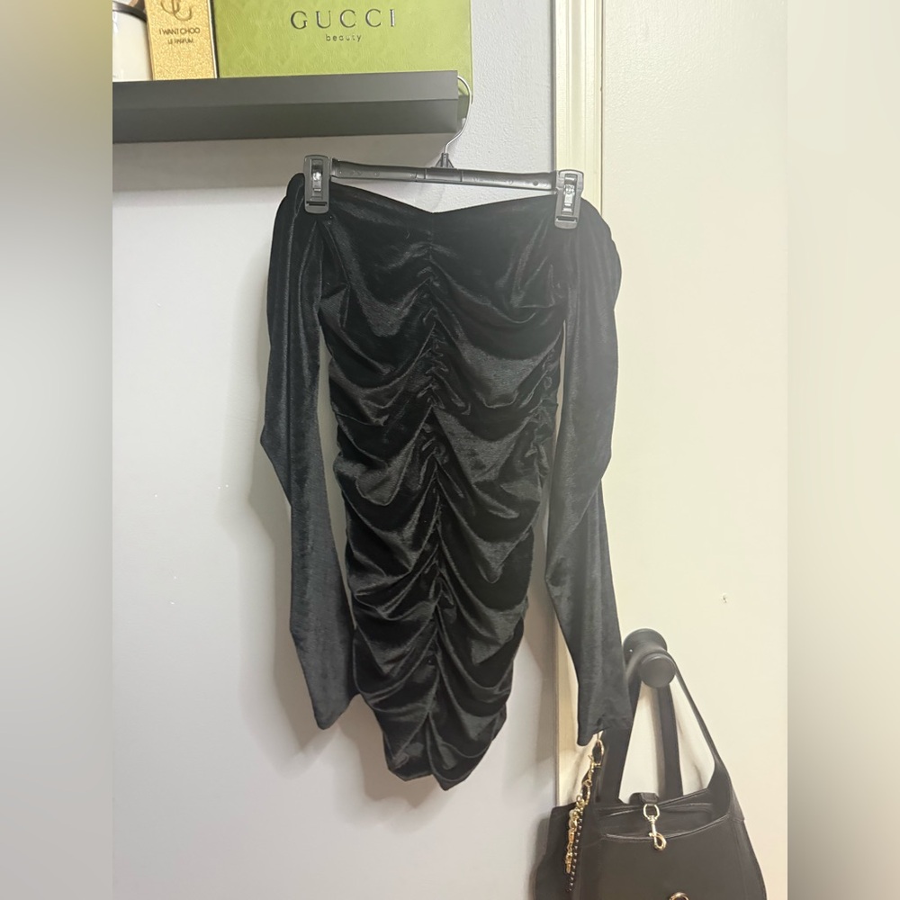 Elegant Black Velvet dresss